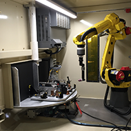 Robot welder Right Side Inside